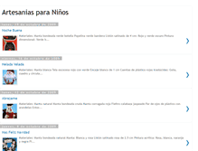 Tablet Screenshot of manualidades-para-ninos.blogspot.com