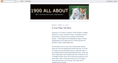 Desktop Screenshot of 1900allabout.blogspot.com