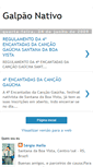 Mobile Screenshot of galpaonativo.blogspot.com