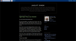 Desktop Screenshot of jagjitsingh.blogspot.com