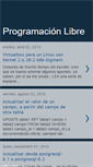 Mobile Screenshot of programacionlibre.blogspot.com