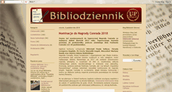 Desktop Screenshot of bibliodziennikbgup.blogspot.com