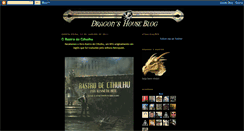 Desktop Screenshot of dragonshouseblog.blogspot.com