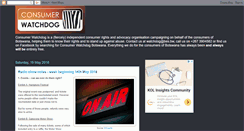 Desktop Screenshot of consumerwatchdogbw.blogspot.com