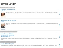 Tablet Screenshot of bernardleyden.blogspot.com