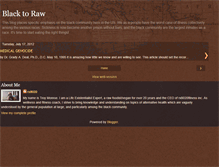 Tablet Screenshot of black2raw.blogspot.com