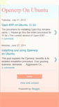 Mobile Screenshot of openerp-ubuntu.blogspot.com