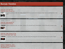 Tablet Screenshot of bunyipvoodoo.blogspot.com