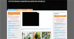 Desktop Screenshot of phytotherapie-homeopathie.blogspot.com