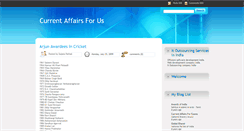 Desktop Screenshot of currentaffairsforus.blogspot.com