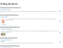 Tablet Screenshot of elblogdelbarrio.blogspot.com