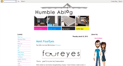 Desktop Screenshot of humbleablog.blogspot.com