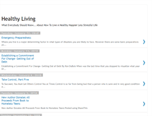 Tablet Screenshot of informationforhealthyliving.blogspot.com
