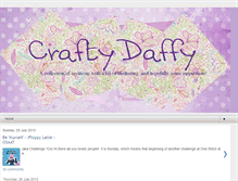 Tablet Screenshot of craftydaffy.blogspot.com