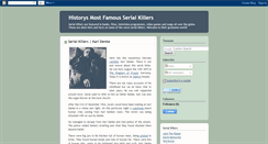 Desktop Screenshot of famous-serialkillers.blogspot.com