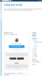 Mobile Screenshot of naijajobkiosk.blogspot.com