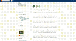 Desktop Screenshot of kimskomments.blogspot.com