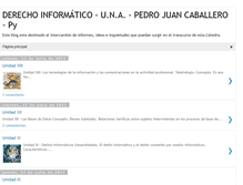 Tablet Screenshot of derechoinformaticounapjc.blogspot.com