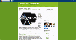 Desktop Screenshot of justuselinux.blogspot.com