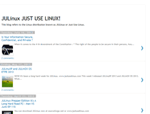 Tablet Screenshot of justuselinux.blogspot.com