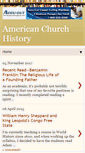 Mobile Screenshot of americanchurchhistory.blogspot.com