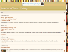 Tablet Screenshot of americanchurchhistory.blogspot.com