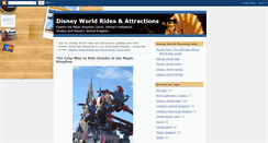 Desktop Screenshot of disney-world-rides.blogspot.com