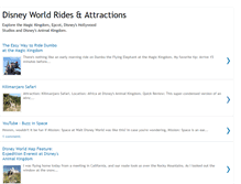 Tablet Screenshot of disney-world-rides.blogspot.com