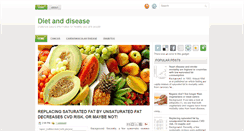 Desktop Screenshot of dietanddisease.blogspot.com