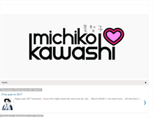 Tablet Screenshot of michikokawashi.blogspot.com