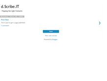 Tablet Screenshot of dscribeit.blogspot.com