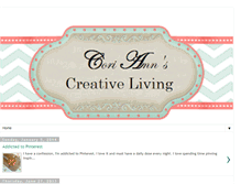 Tablet Screenshot of coriannscreativeliving.blogspot.com