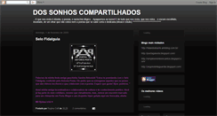 Desktop Screenshot of dosonhoscompartilhados.blogspot.com