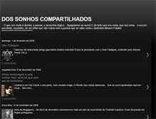 Tablet Screenshot of dosonhoscompartilhados.blogspot.com