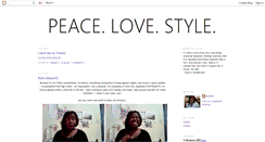 Desktop Screenshot of peacelovestyle.blogspot.com