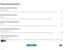 Tablet Screenshot of peanutsatisfaction.blogspot.com