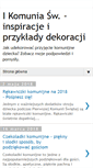 Mobile Screenshot of dekoracjekomunijne.blogspot.com