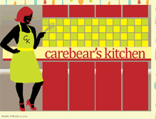 Tablet Screenshot of carebearskitchen.blogspot.com