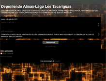 Tablet Screenshot of deponiendoalmas.blogspot.com