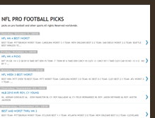 Tablet Screenshot of footballpicker.blogspot.com