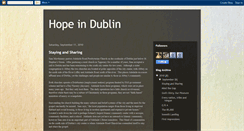 Desktop Screenshot of hopeindublin.blogspot.com