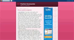 Desktop Screenshot of myfashionaccessories.blogspot.com