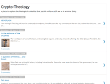 Tablet Screenshot of cryptotheology.blogspot.com