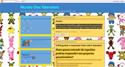 Desktop Screenshot of mundodoshamsters.blogspot.com