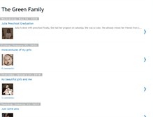 Tablet Screenshot of greenbeanfamily.blogspot.com