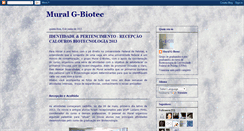 Desktop Screenshot of muralgbiotec.blogspot.com