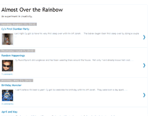 Tablet Screenshot of almostovertherainbow.blogspot.com