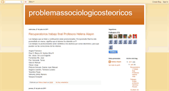 Desktop Screenshot of problemassociologicosteoricos.blogspot.com