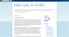 Desktop Screenshot of hairlossindubai.blogspot.com