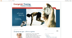 Desktop Screenshot of energetskitrening.blogspot.com